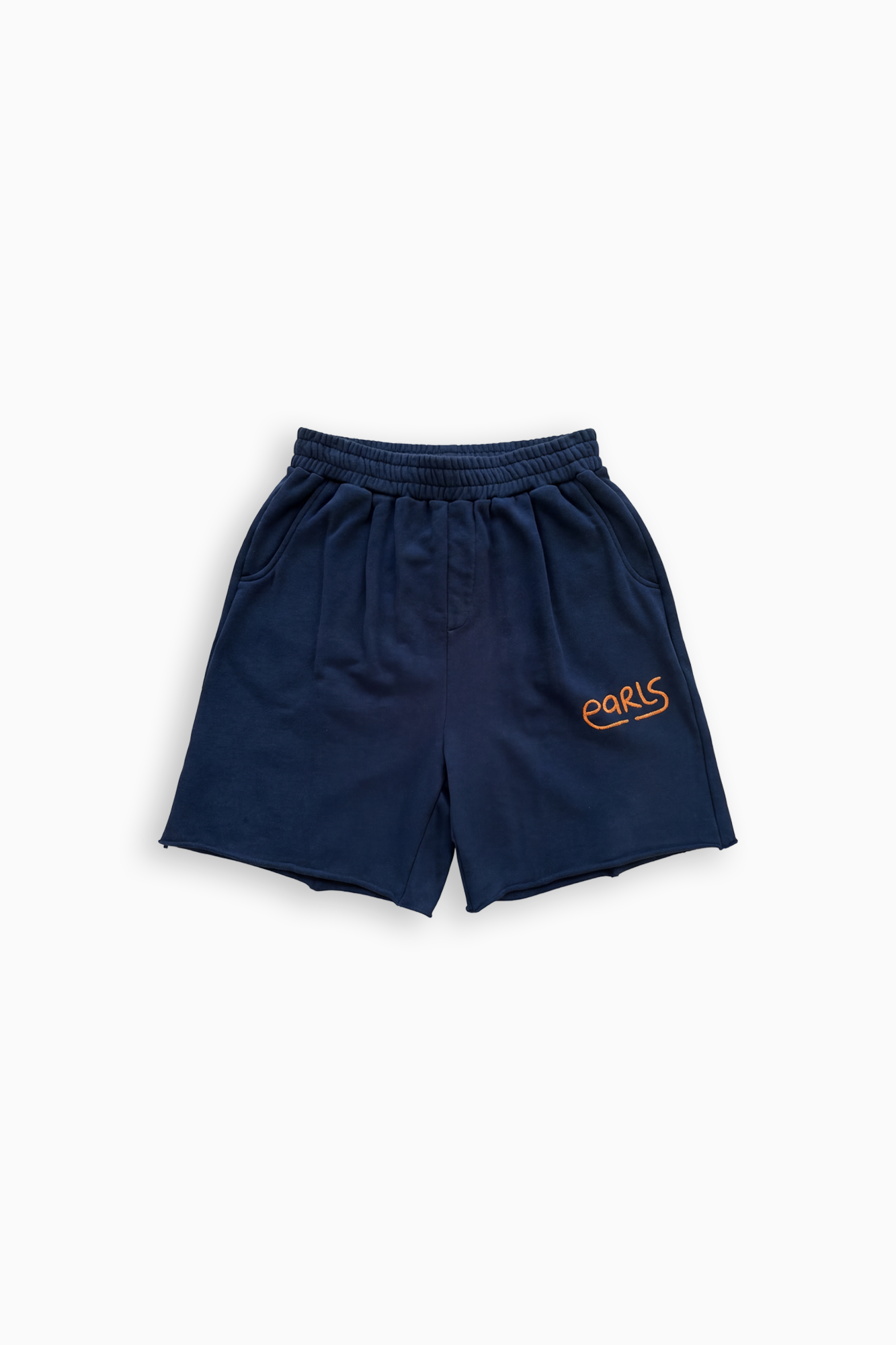 Thick Stitch Short - Navy/Orange