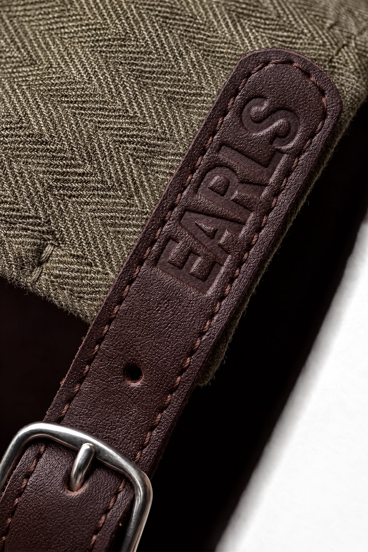 Stamp Cap - Brown/Blue