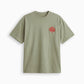 Family Owned Tee - Sage/Red