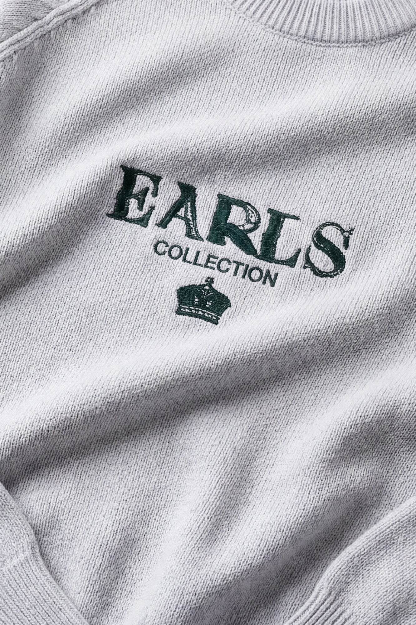 Distressed Crown Knit - Grey