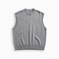 Distressed Knit Tank - Grey Marle