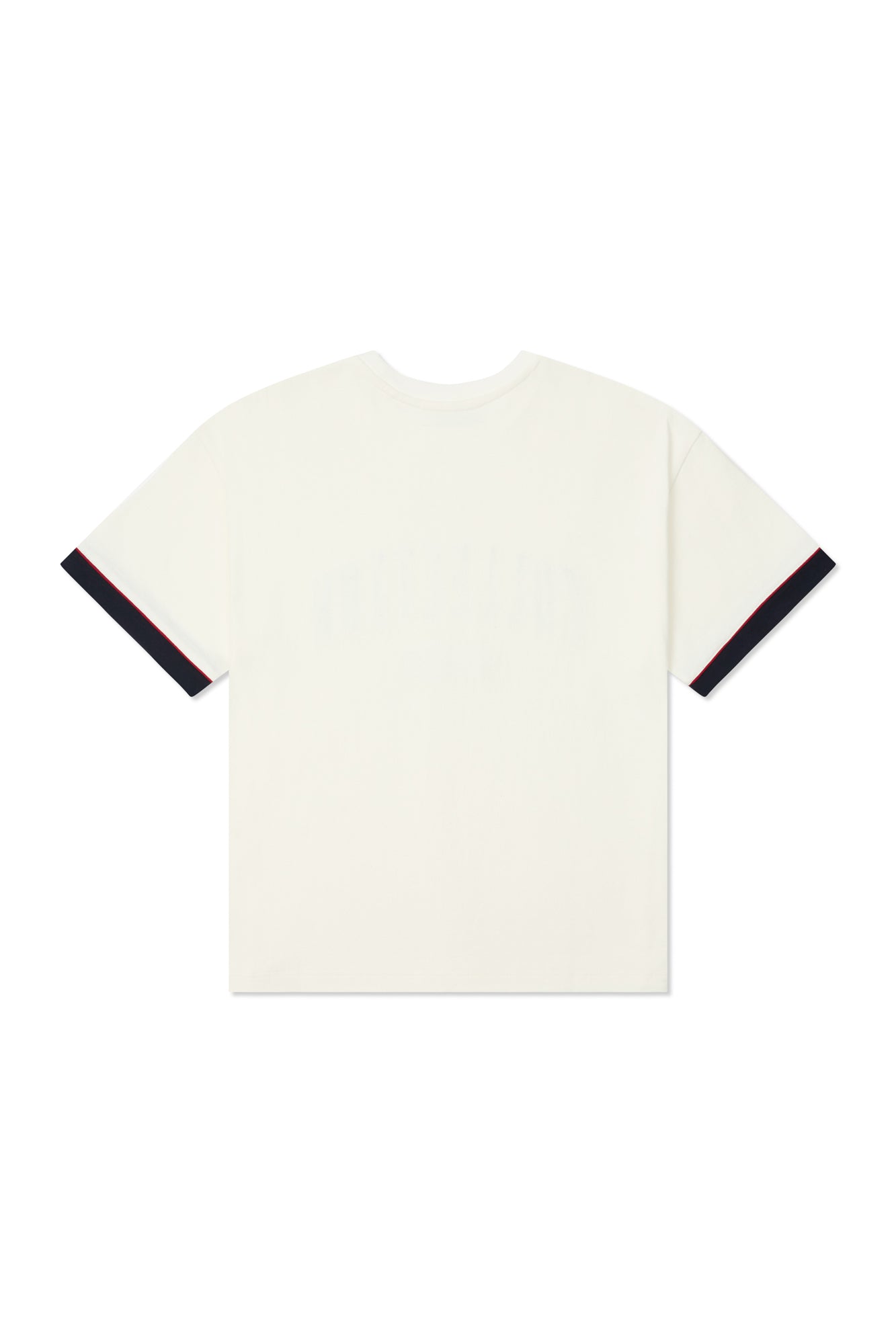 Patch Tee - Pristine/Navy