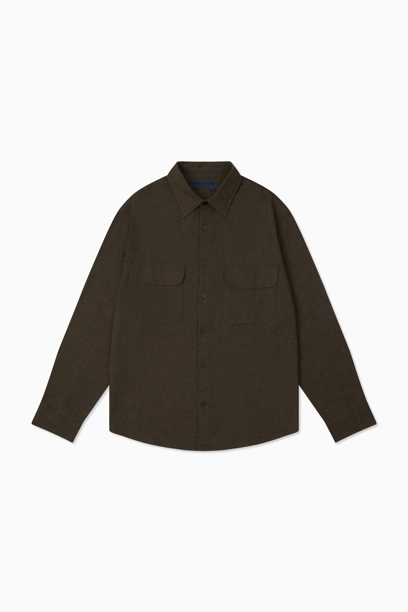 Flap Pocket Shirt - Brown