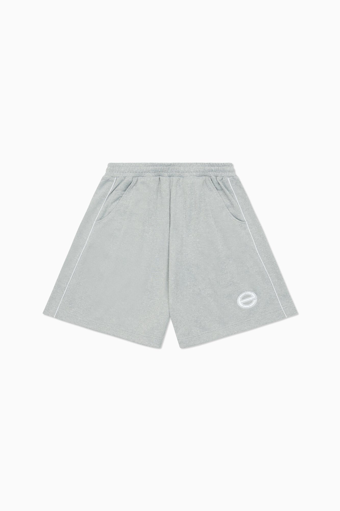 Piped Relax Short - Grey Marle