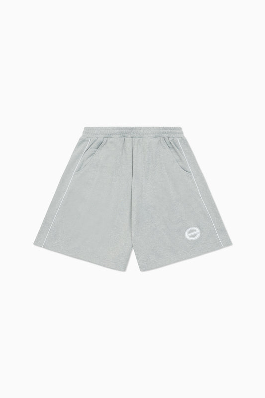 Piped Relax Short - Grey Marle
