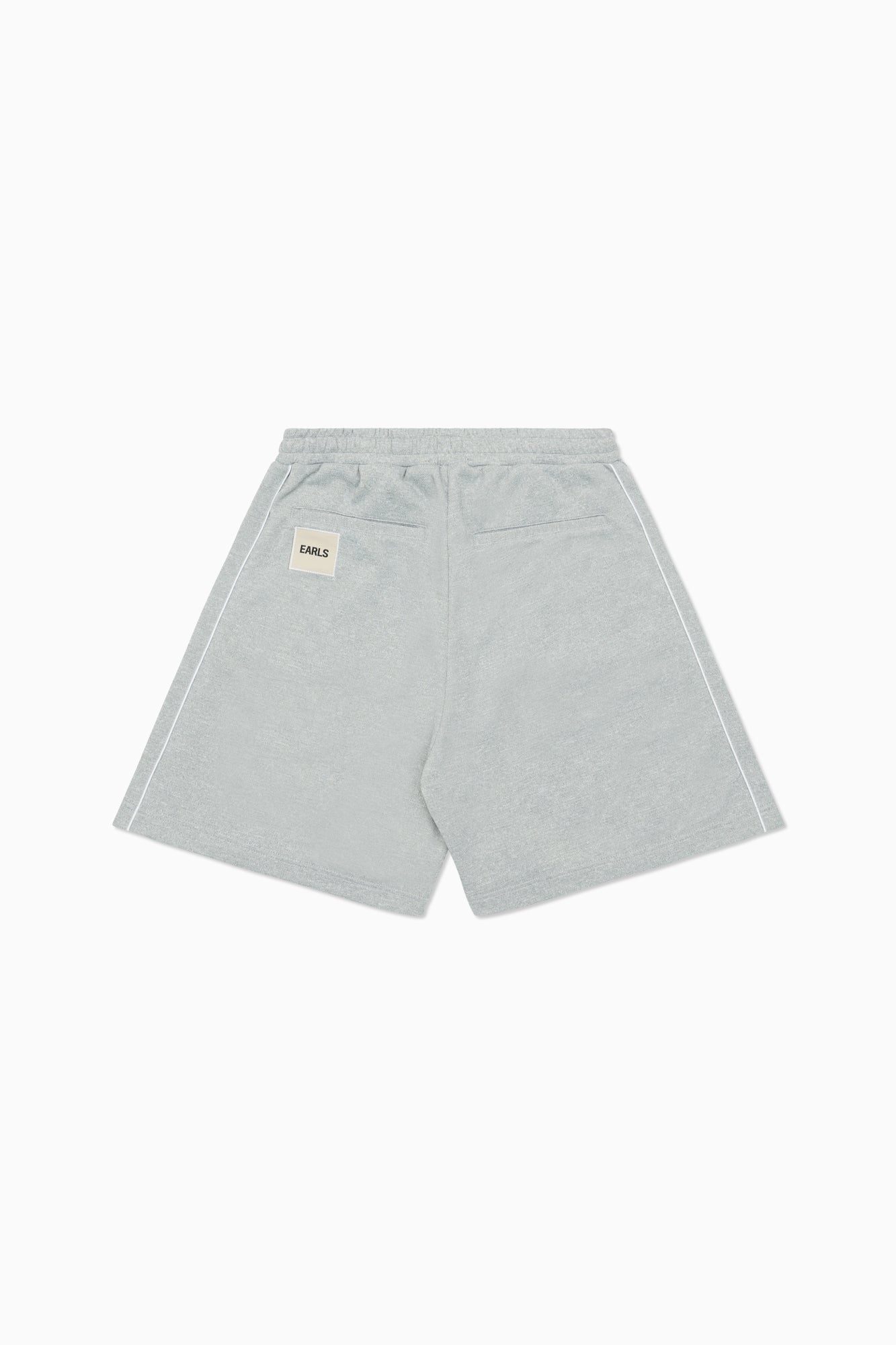 Piped Relax Short - Grey Marle