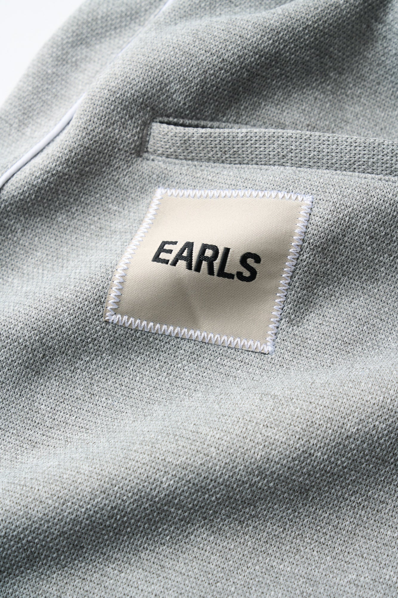Piped Relax Short - Grey Marle
