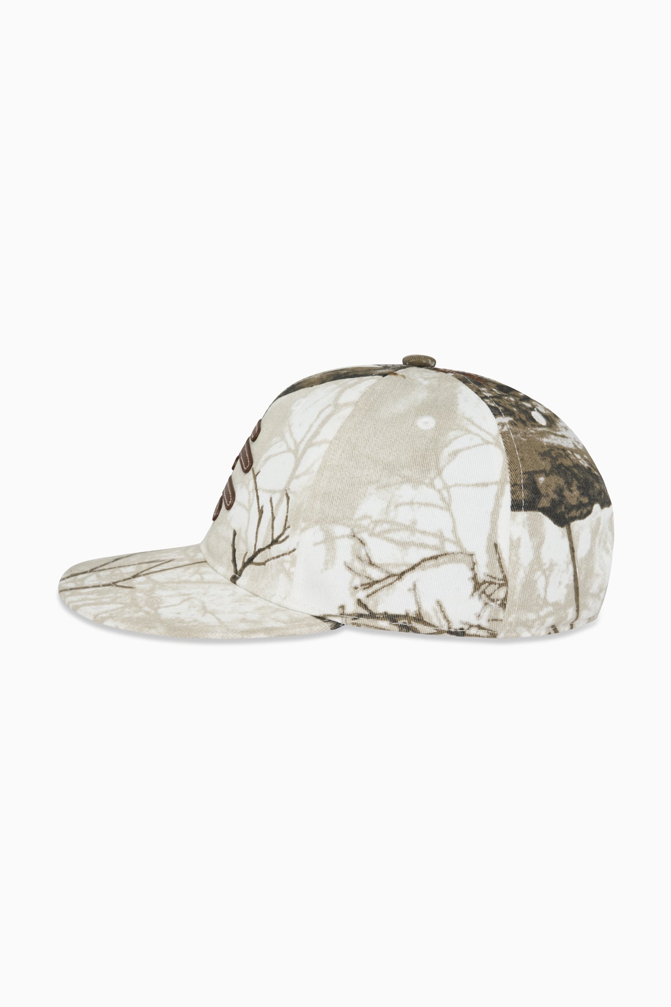 Leather Mono Cap - Light Leaf