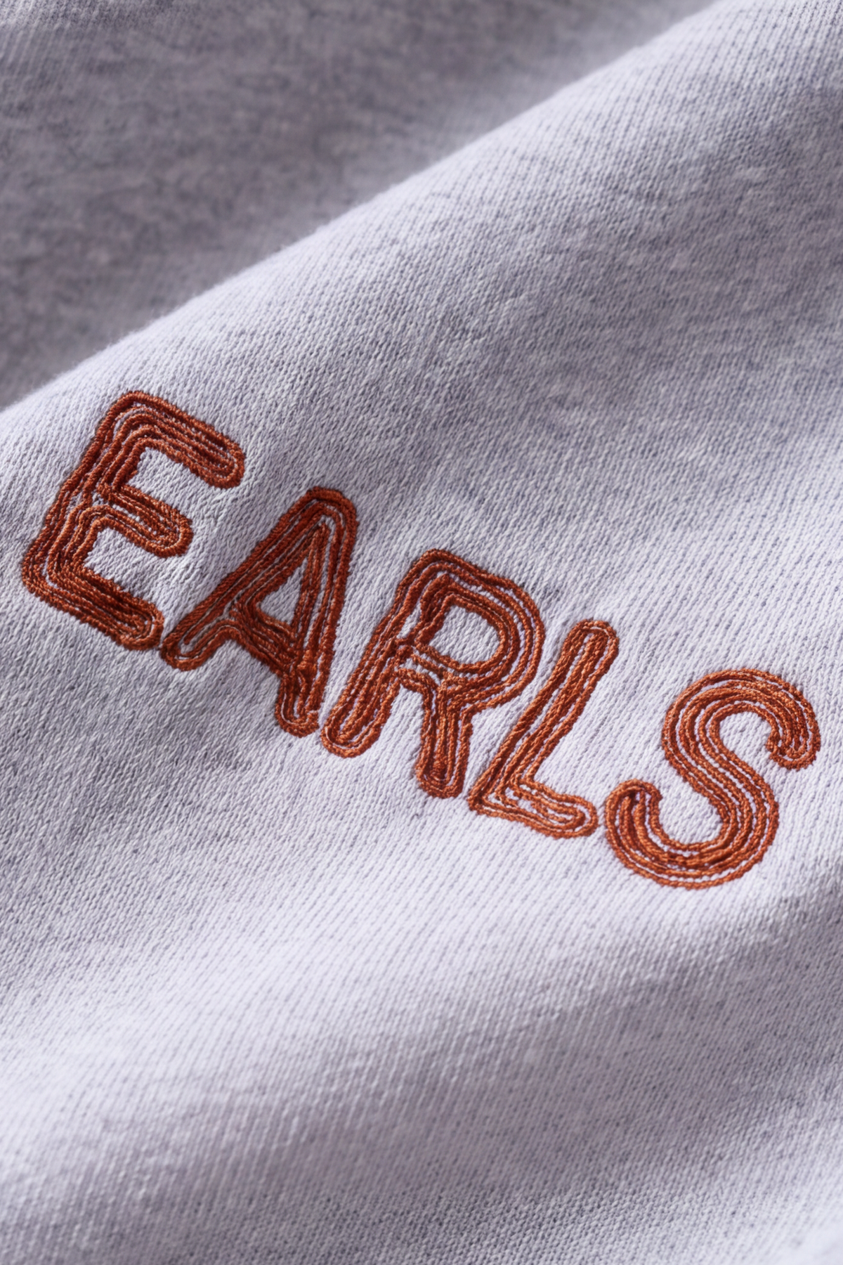 Maze Tee - Grey Marle/Orange