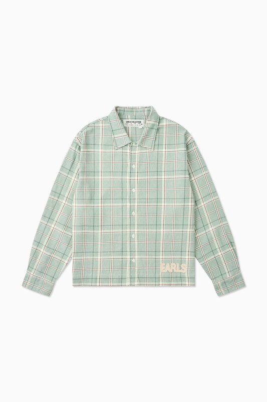 Plaid Overshirt - Pine