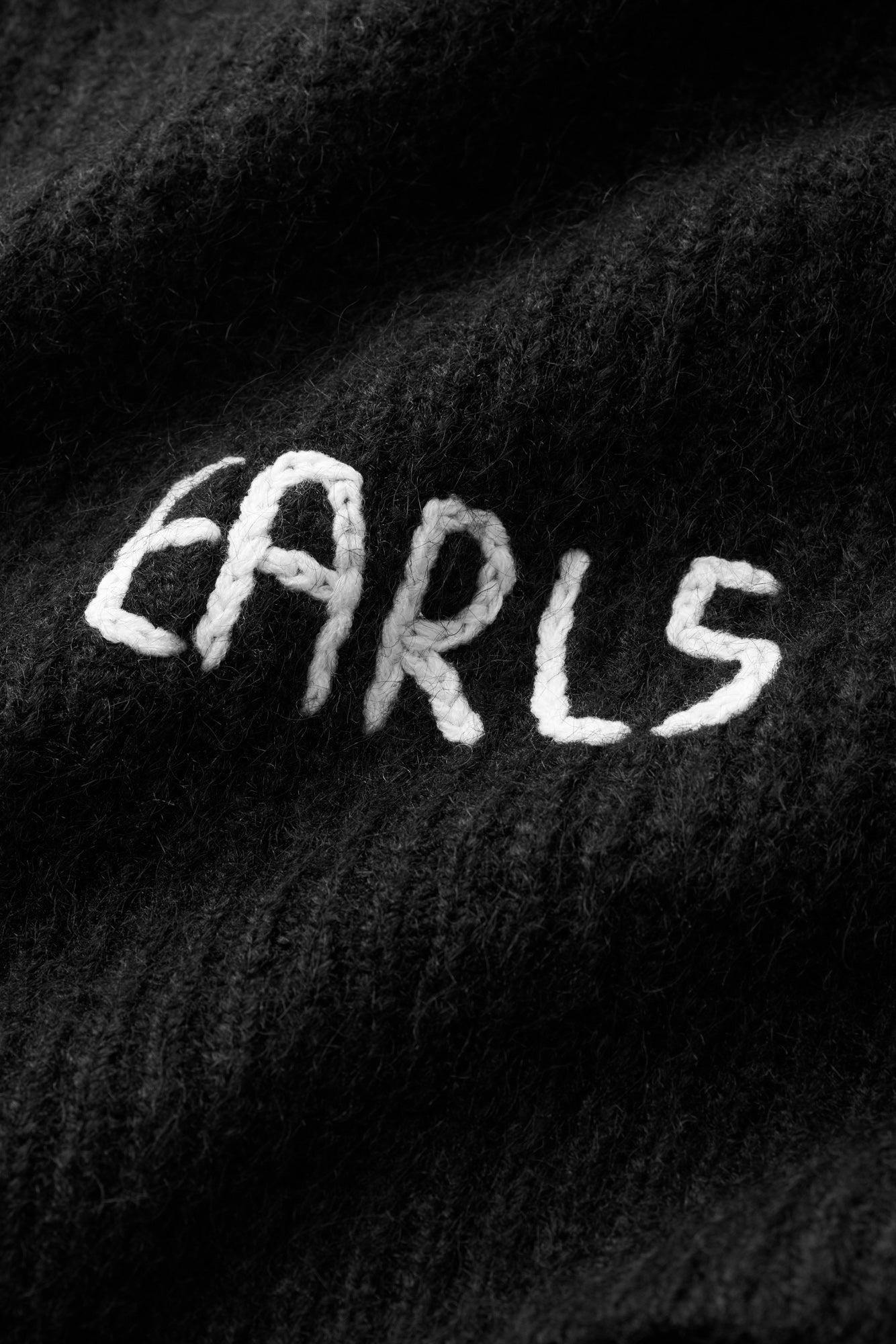 Solid Mohair Knit - Black