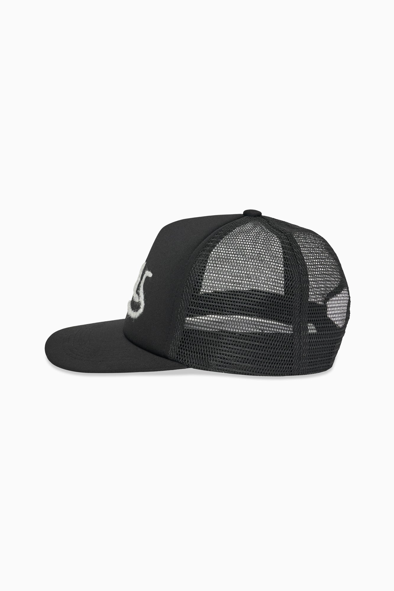 Thick Stitch Trucker - Black
