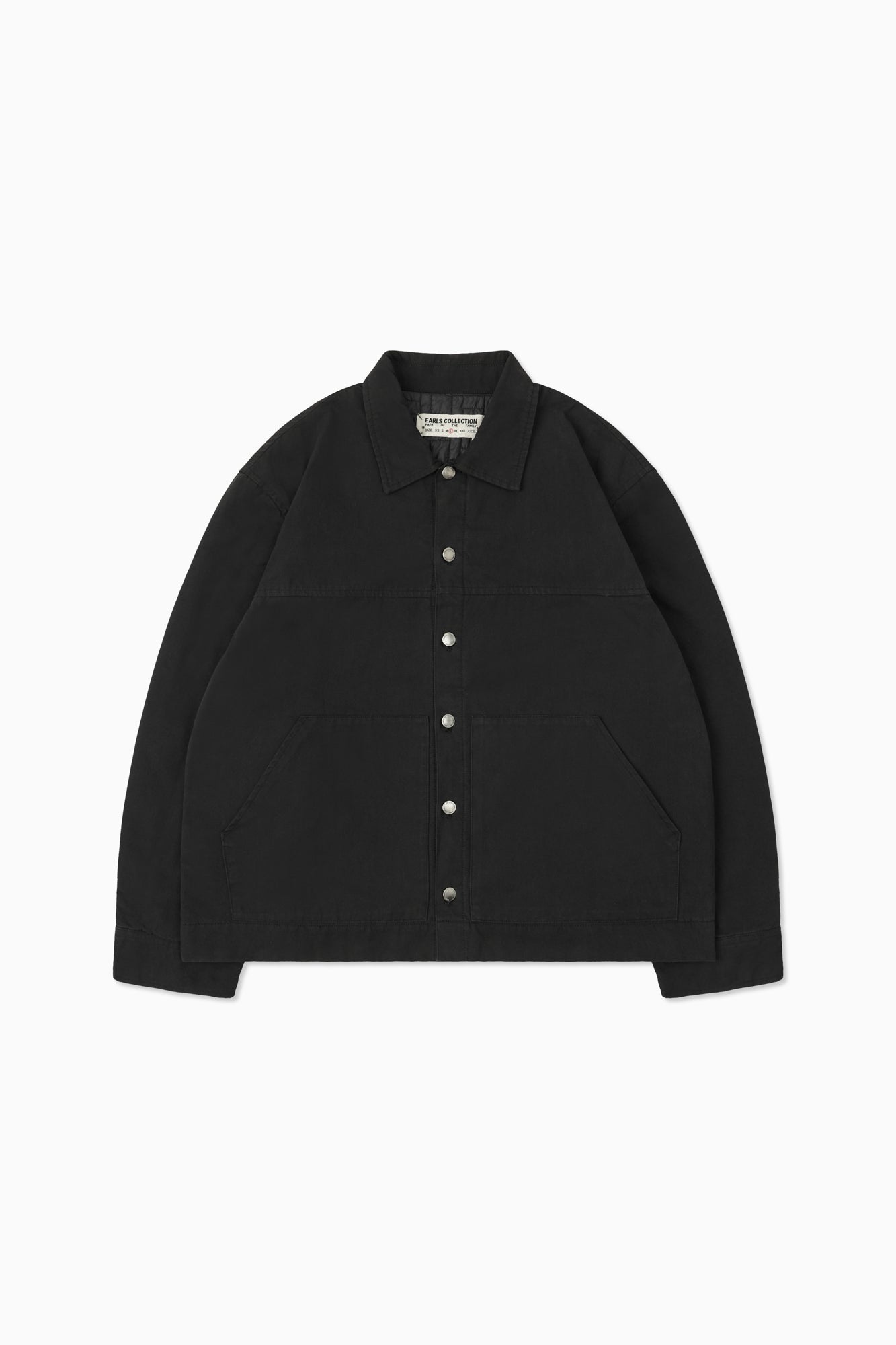 Cropped Work Jacket - Coal