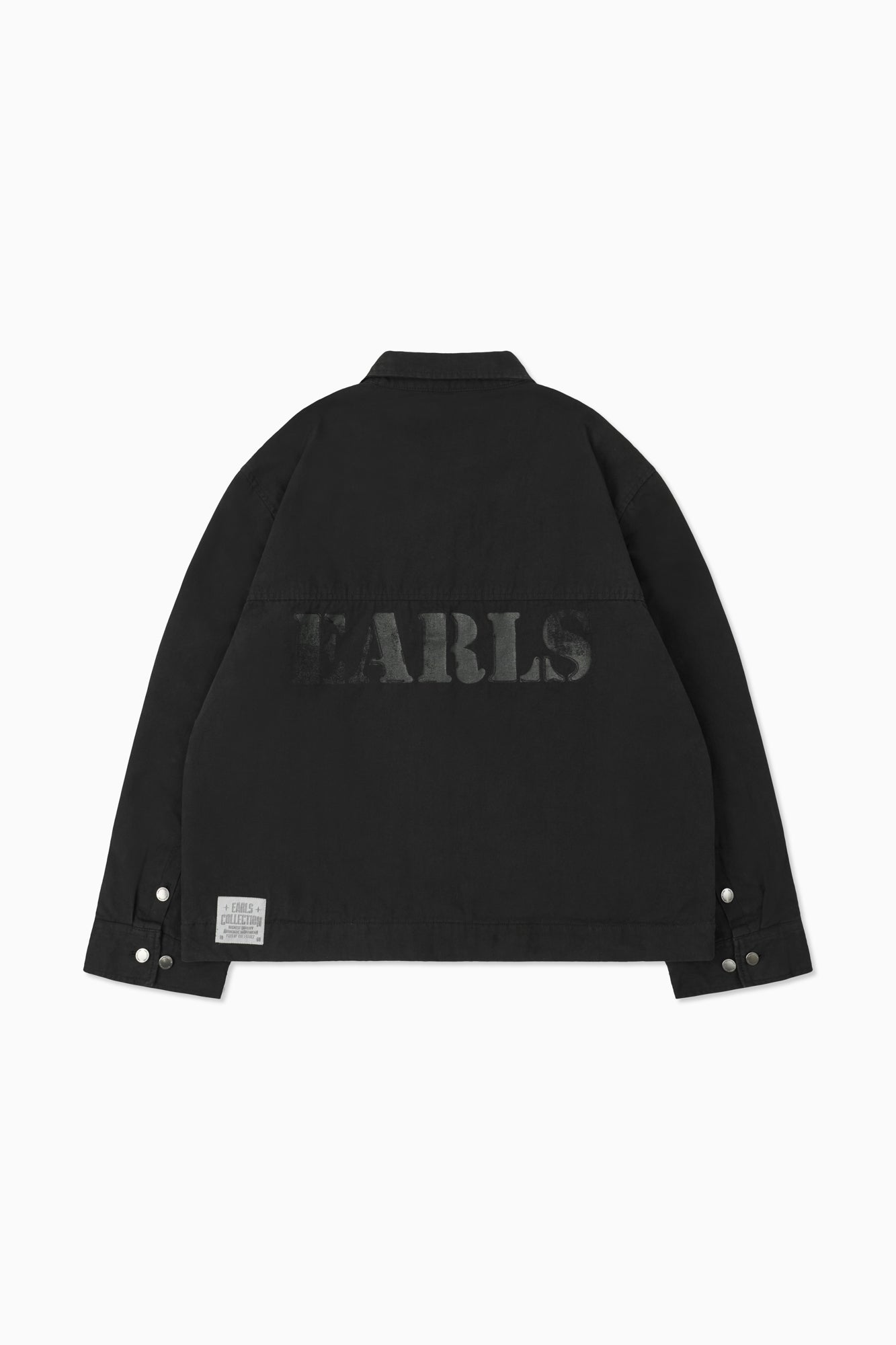Cropped Work Jacket - Coal
