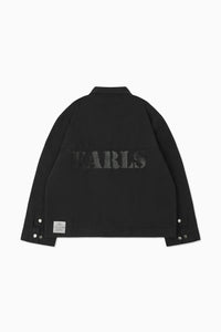 Cropped Work Jacket - Coal