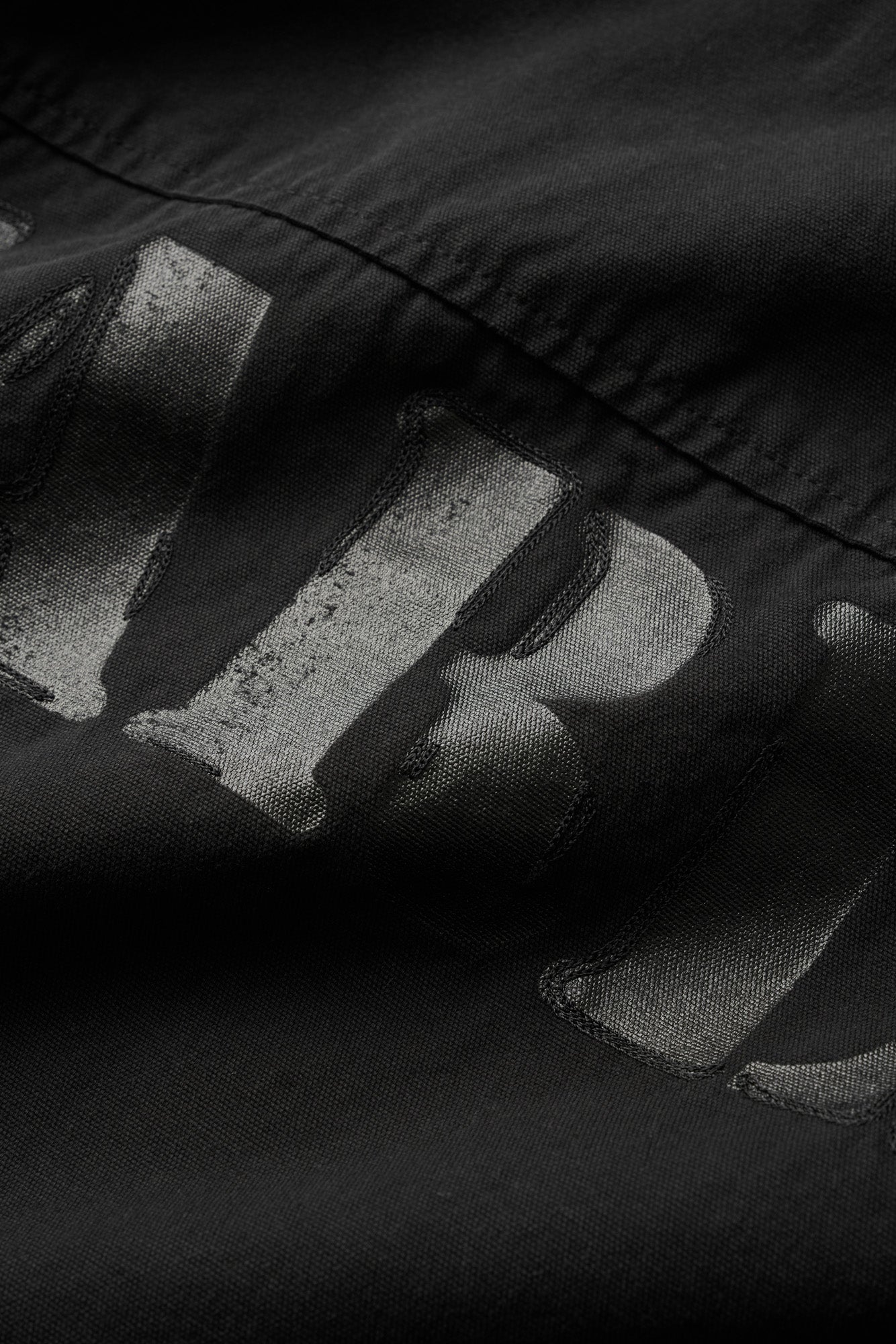 Cropped Work Jacket - Coal