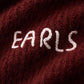 Mohair Knit Crew - Burgundy