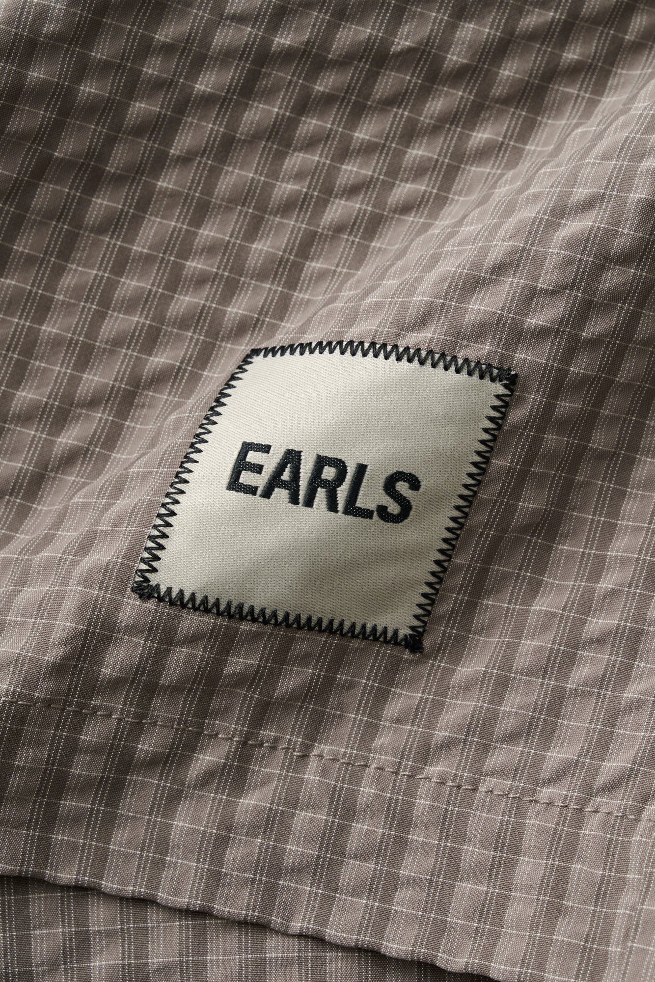 Seersucker Swim Short - Brown