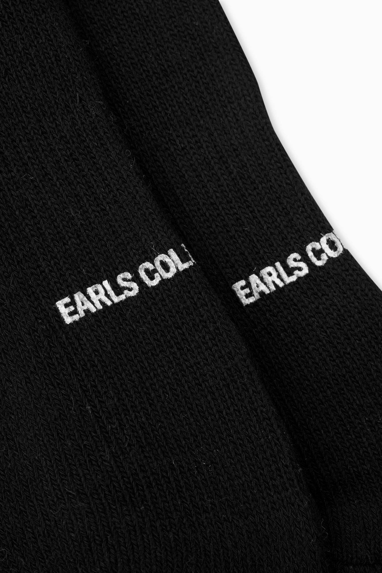 Thick Knit Sports Sock - Black
