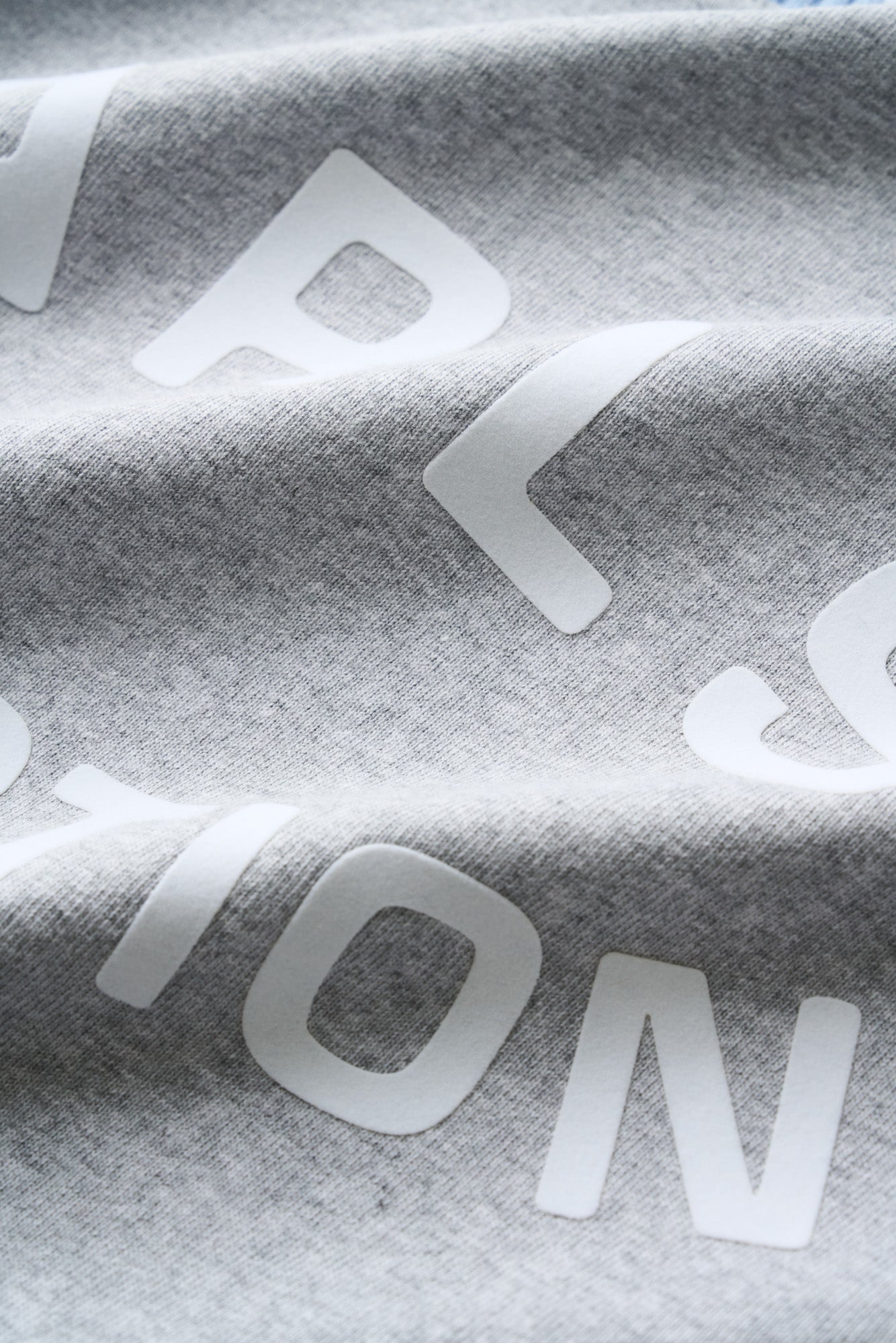 Knit Panel Tee - Grey