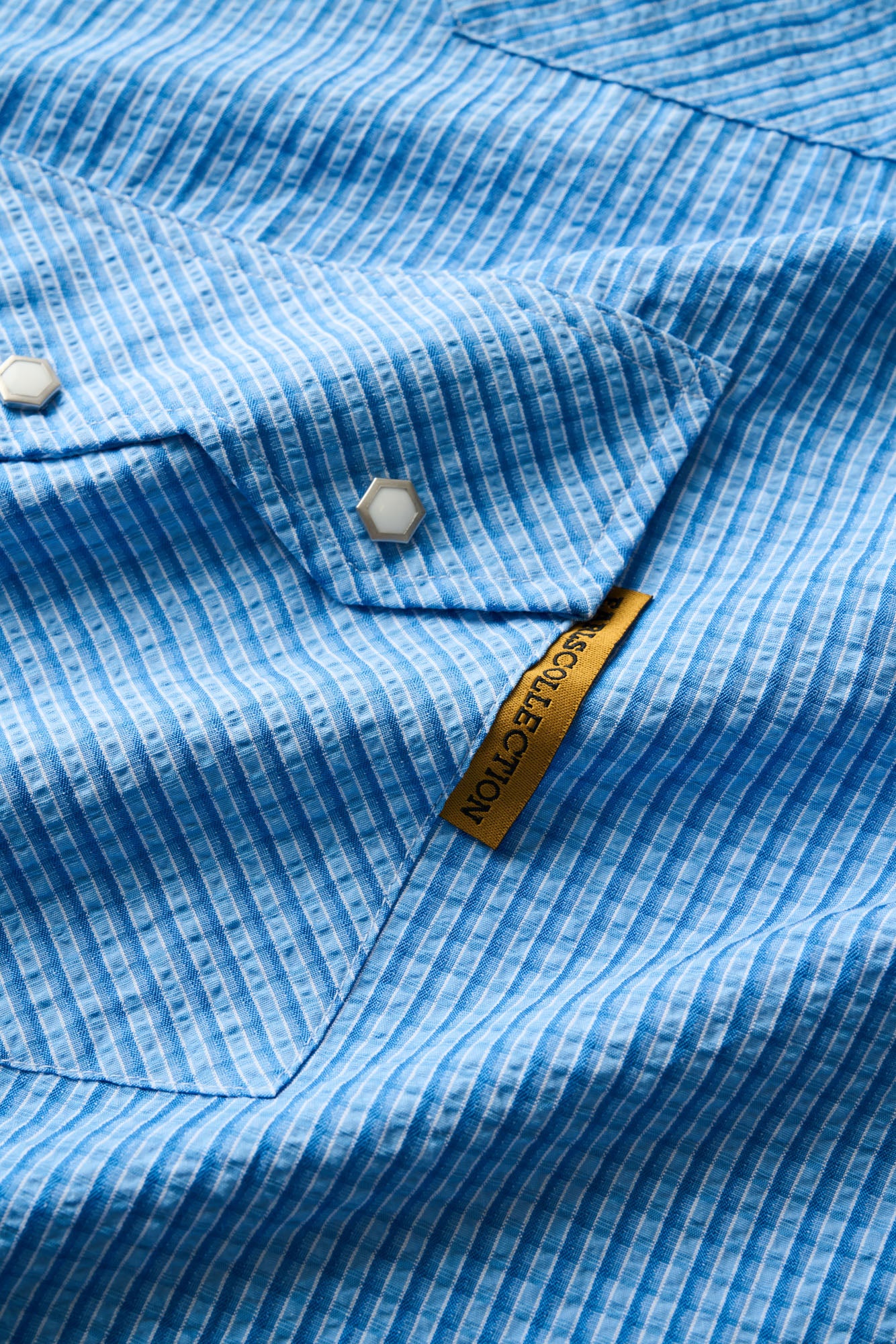 Boxy Western - Blue Check