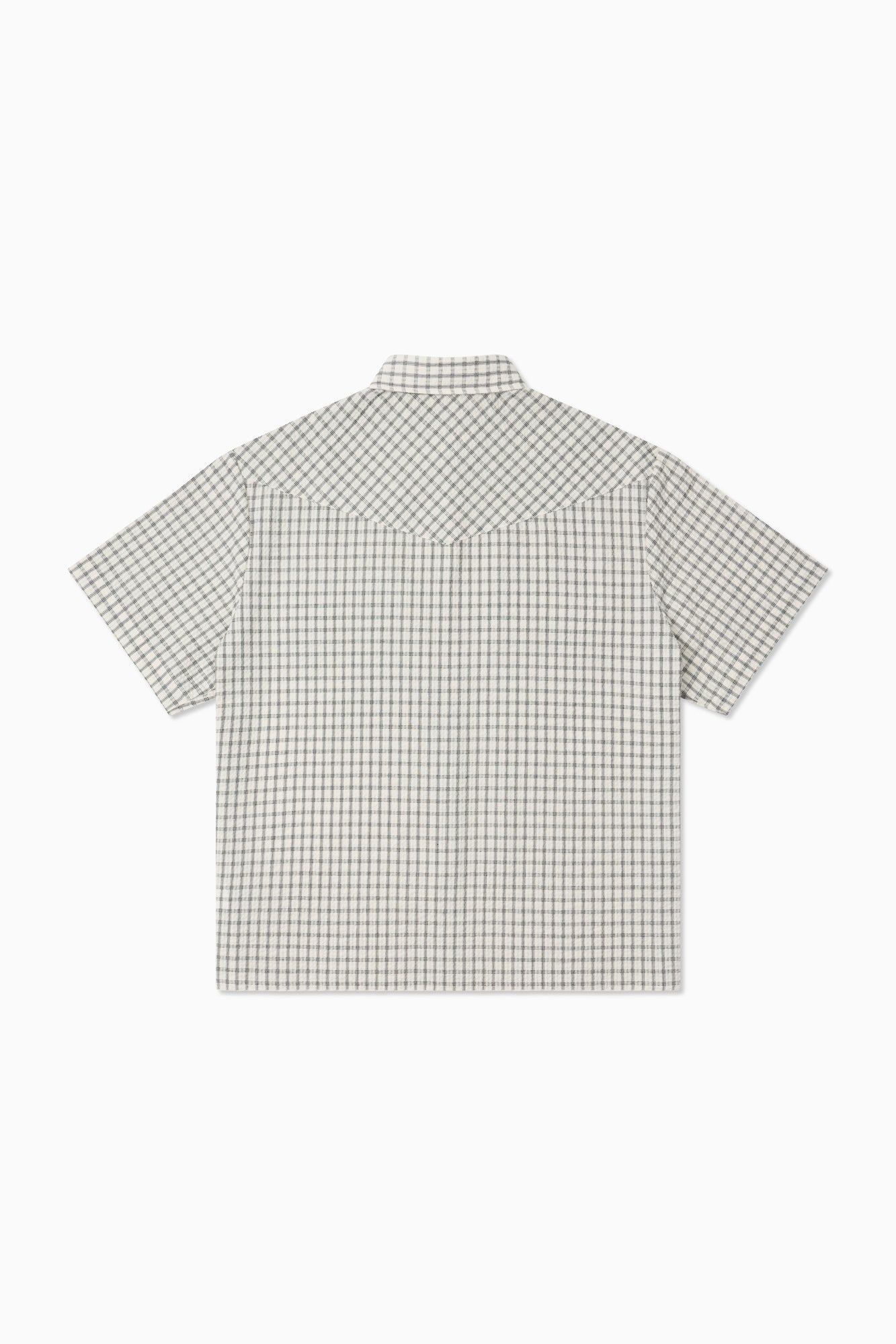 Boxy Western - Black Check