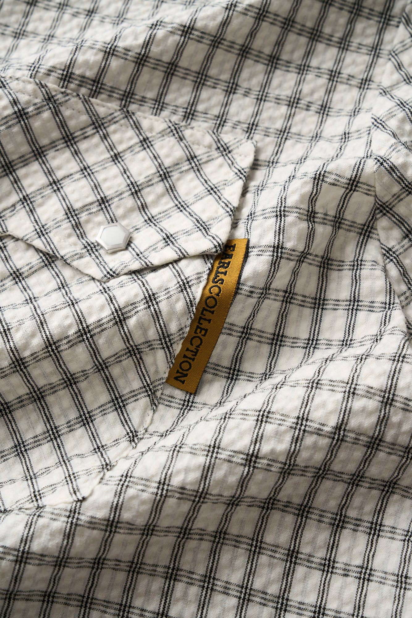 Boxy Western - Black Check