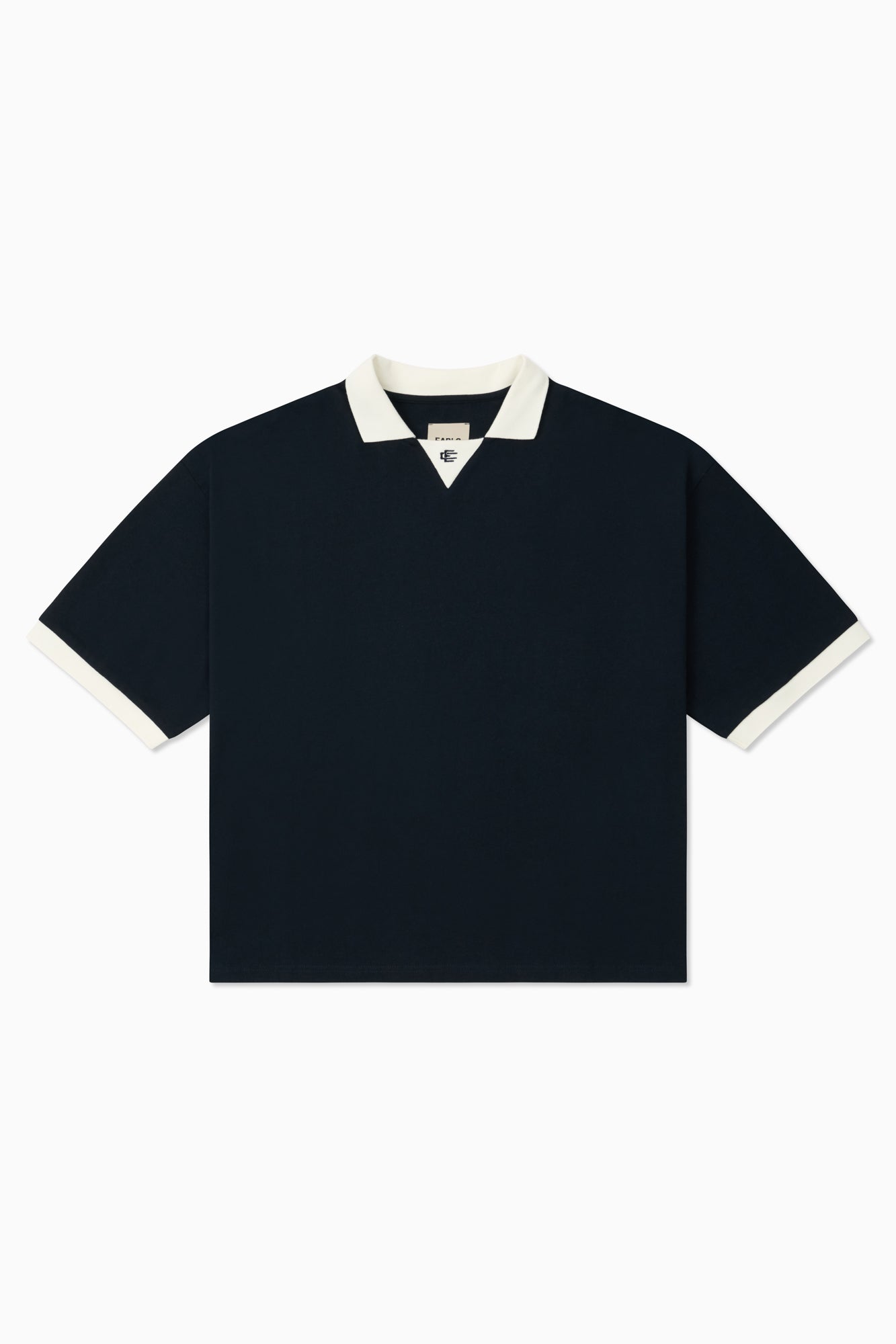 Sports Polo - Navy/Pristine