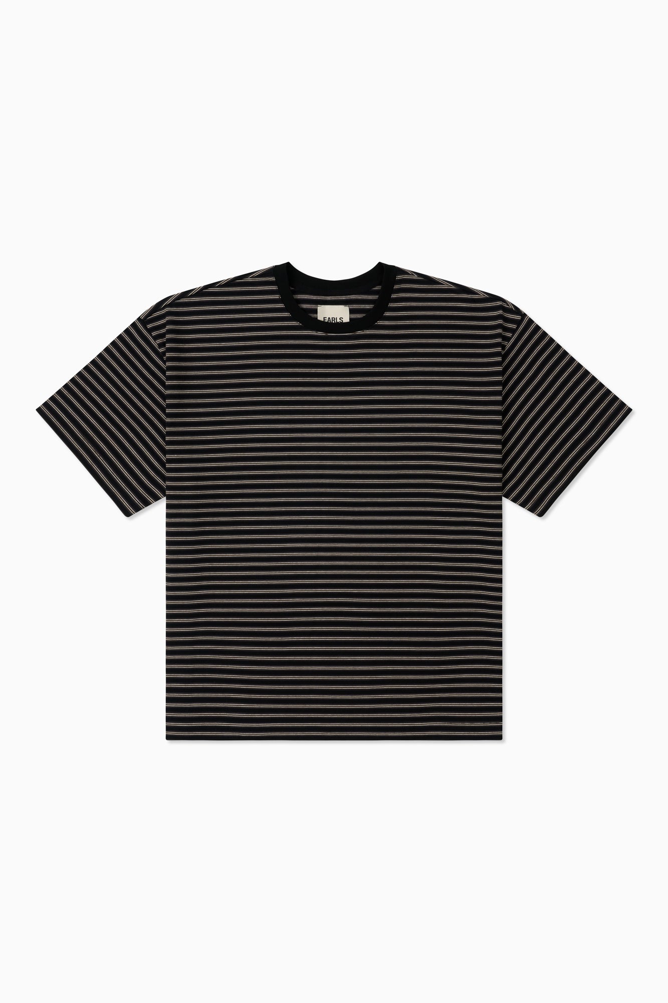 Stripe Block Tee - Black