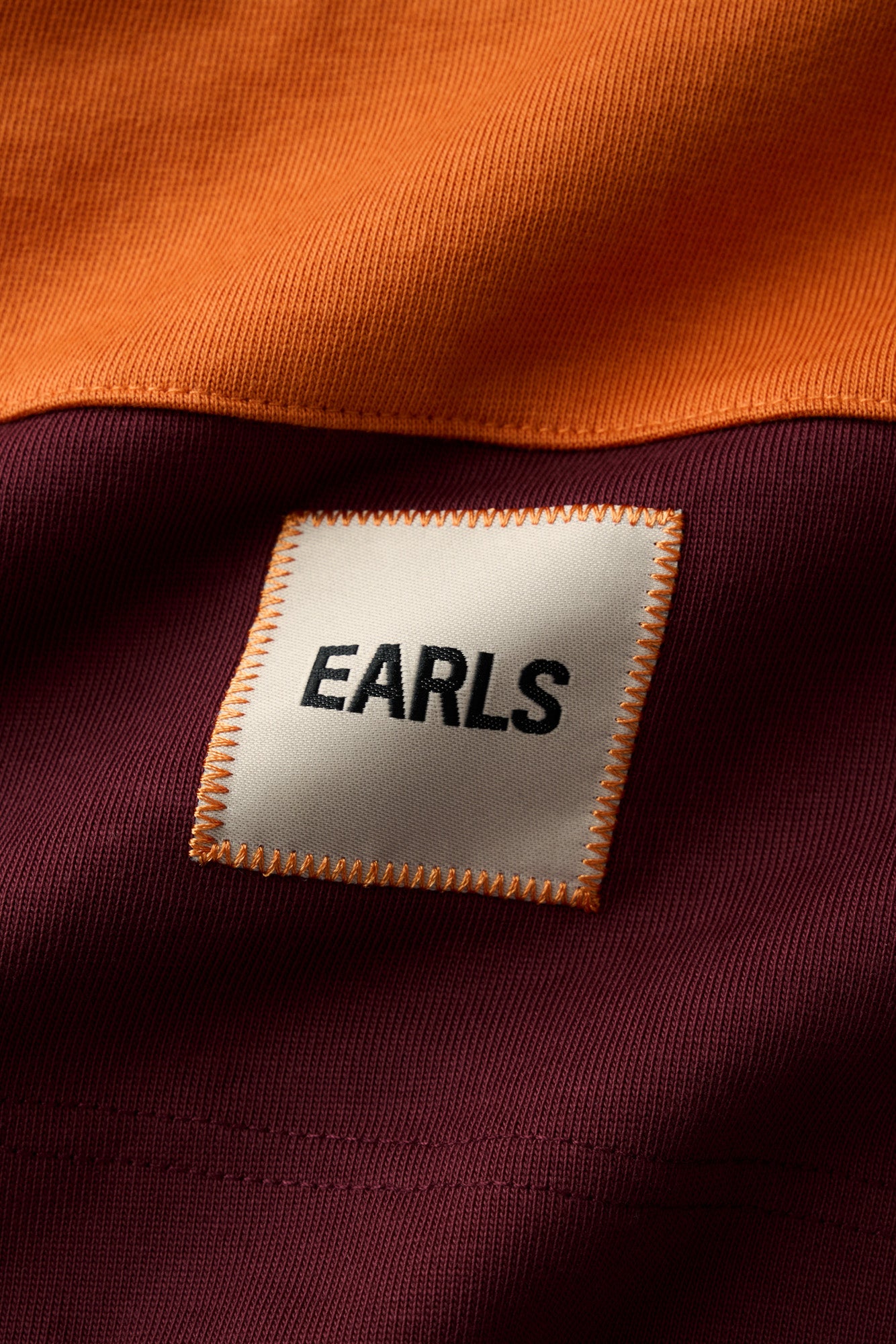 Stripe Rugby - Orange/Wine
