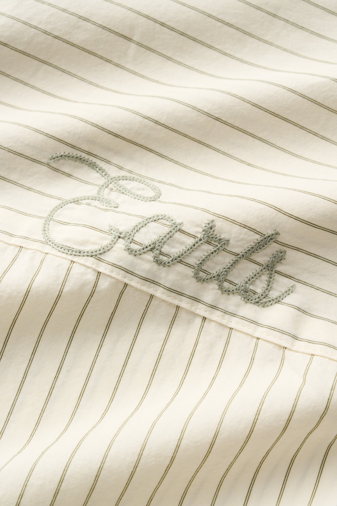 Thread Shirt - Olive Stripe