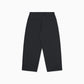 Twin Pleat Poplin Trouser - Black