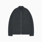 Zip Wool Shirt - Charcoal
