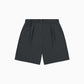 Twin Pleat Wool Short - Charcoal