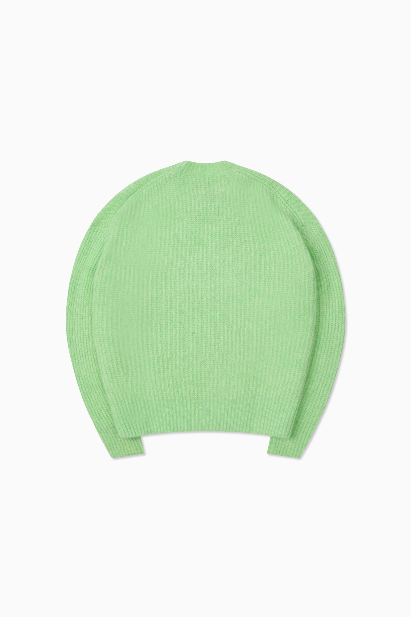 Mohair Knit Crew - Mint