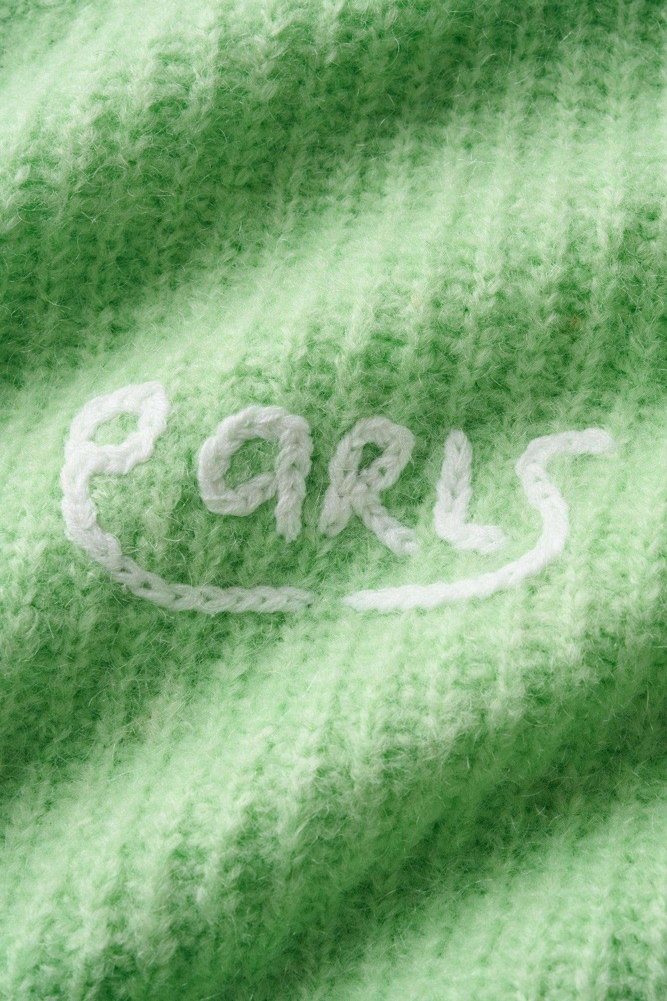 Mohair Knit Crew - Mint