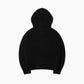 Mohair Knit Hood - Black