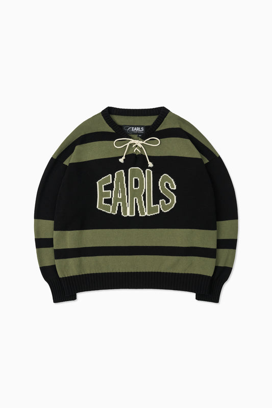 Hockey Knit - Black/Green