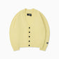 Mohair Cableknit Cardigan - Lemon