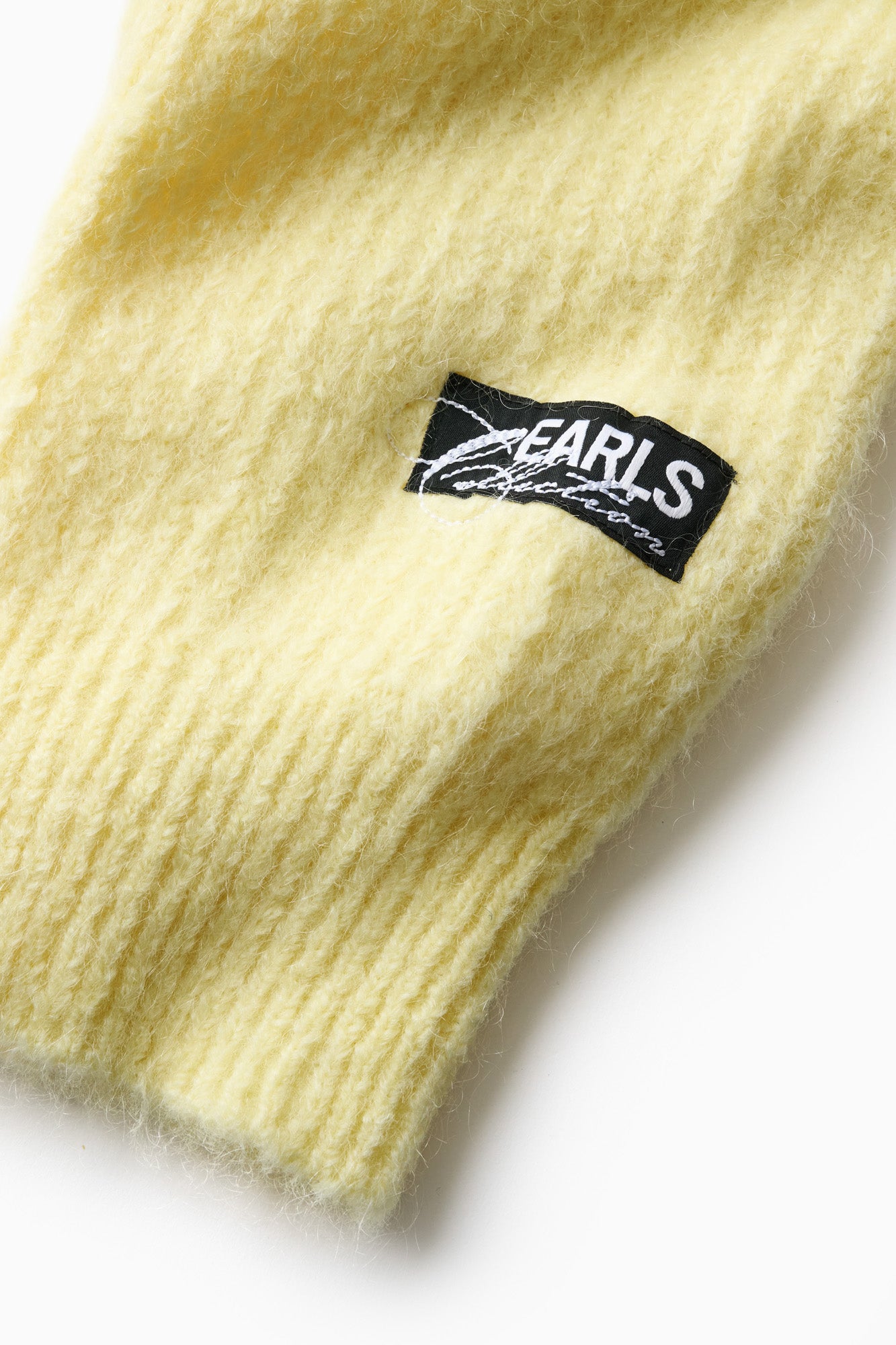 Mohair Cableknit Cardigan - Lemon