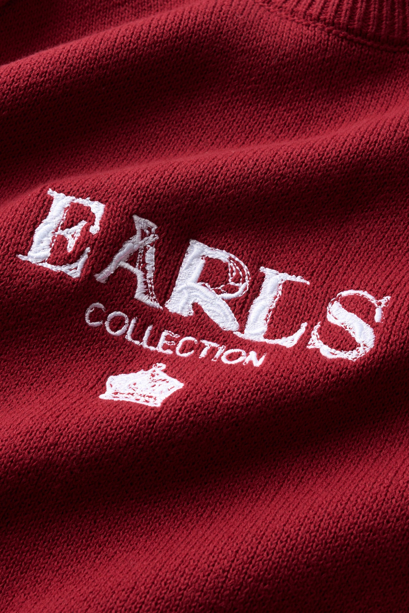 Distressed Hem Knit - Red