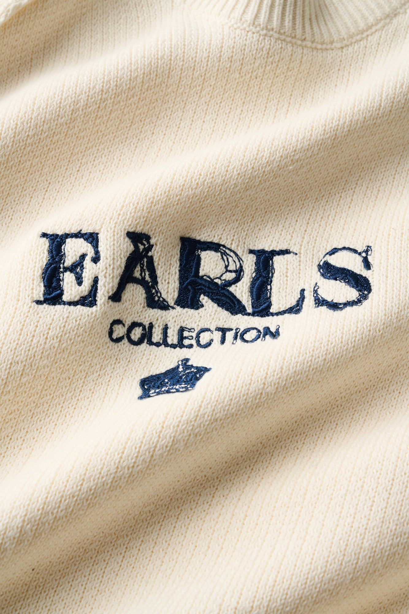 Distressed Hem Knit - Cream