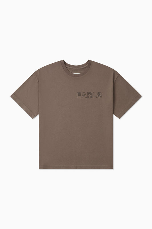 Marine Tee - Taupe/Black