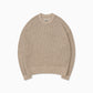 Linen Knit Crew - Orange