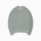 Linen Knit Crew - Blue