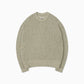 Linen Knit Crew - Green