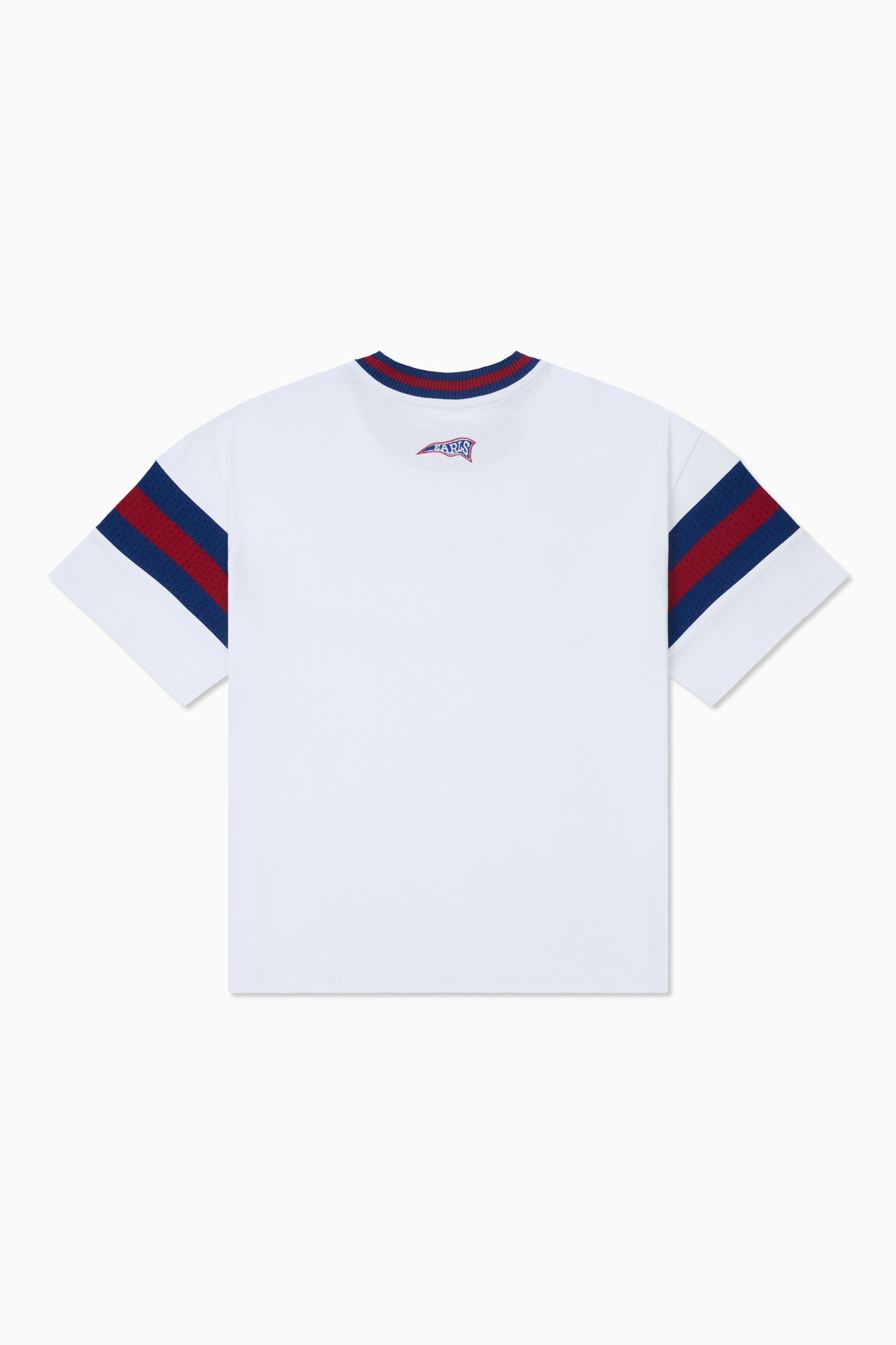 Knit Panel Tee - White