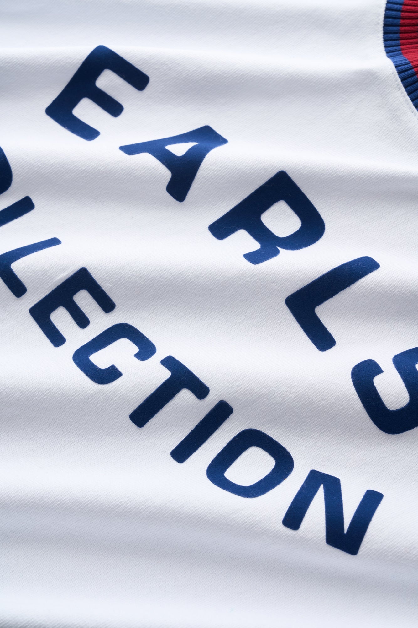 Knit Panel Tee - White