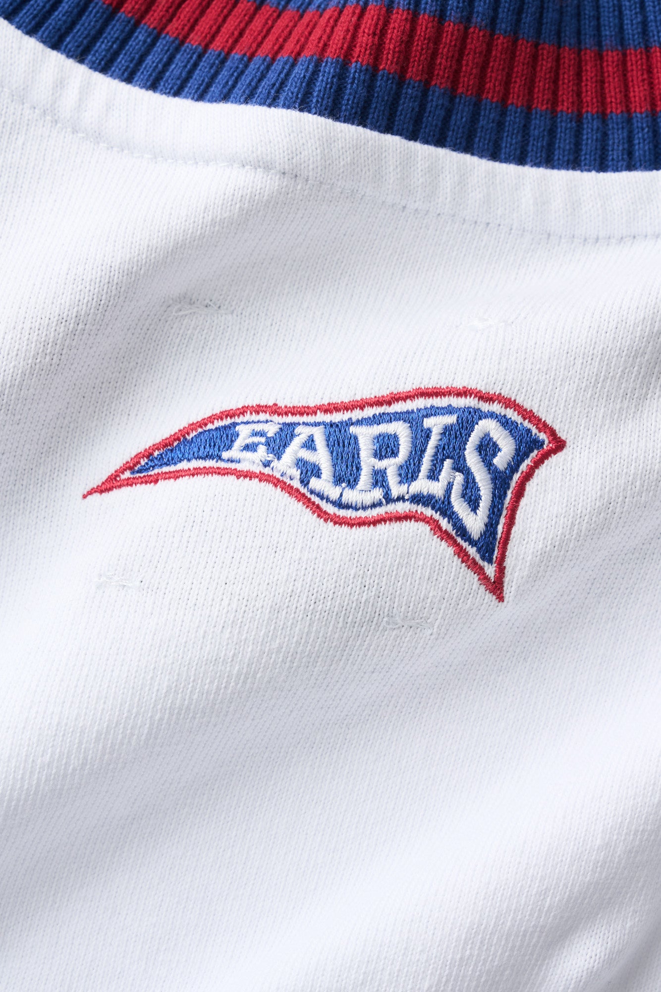 Knit Panel Tee - White