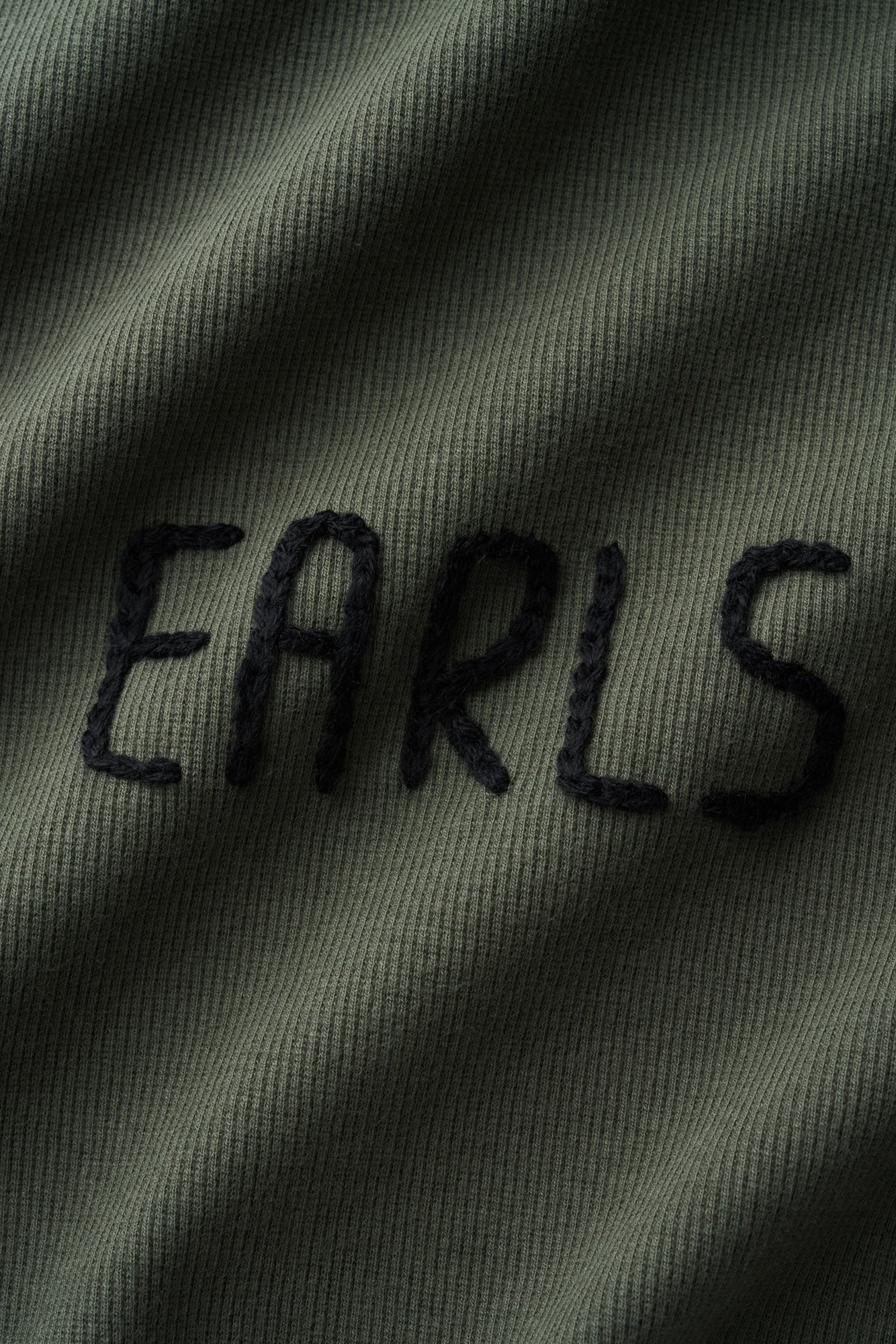 Distressed Rib Tank - Khaki